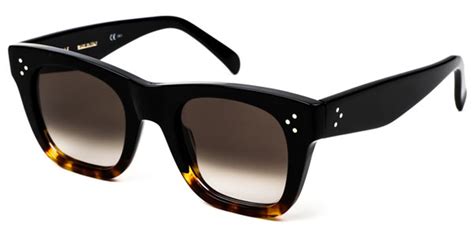 Celine CL41089/S Cathrine Small FU5/Z3 Sunglasses in Black 